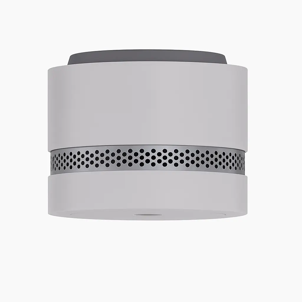 Mini smoke alarm, grey, 10y