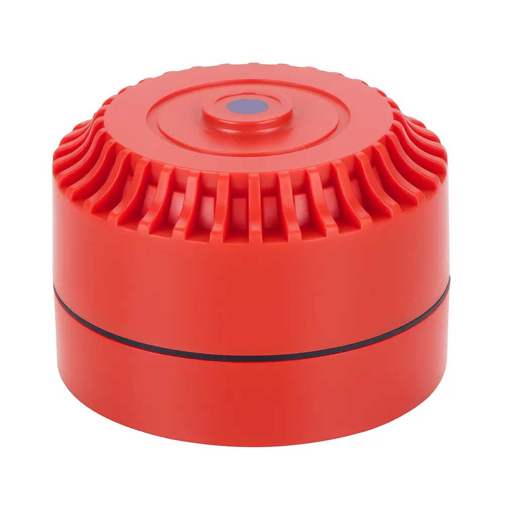 Siren w/o flash for indoor/outdoor use, low base