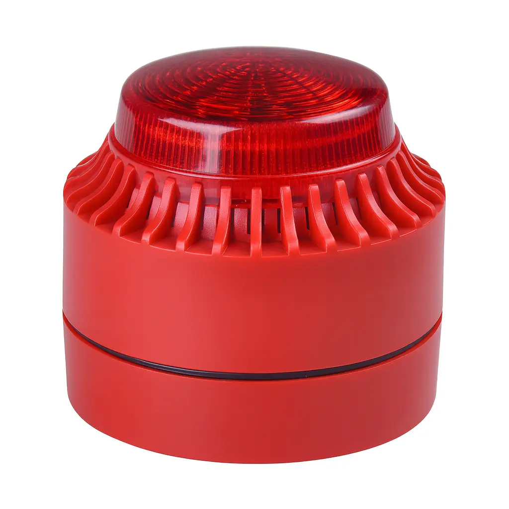  Siren with flash for indoor/outdoor use, low base 