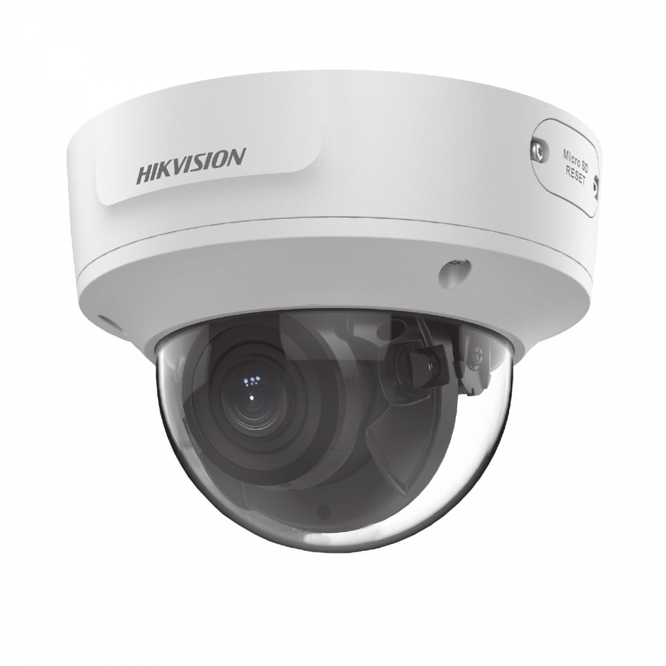 Hikvision dome DS-2CD2743G2-IZS (white, 4 MP, 40 m. IR; 30 m. LED, AcuSense)