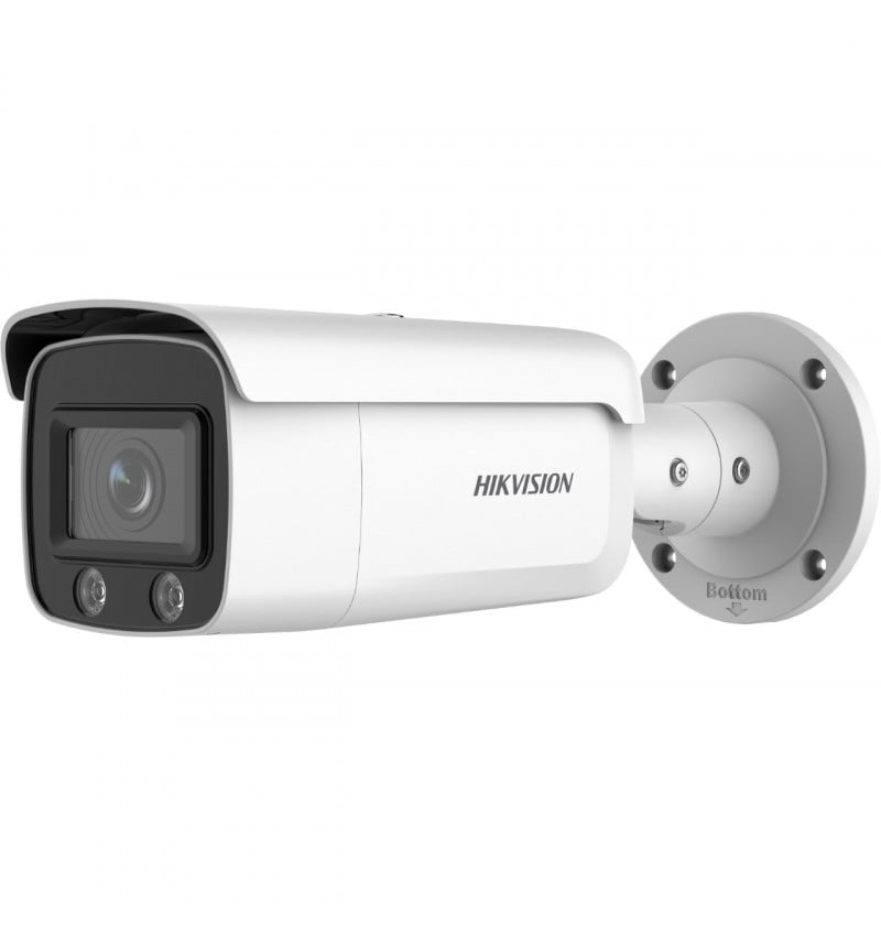 Hikvision bullet DS-2CD2T47G2-L F4 (no base)  (white, 4 MP, 60 m. LED, ColorVu)