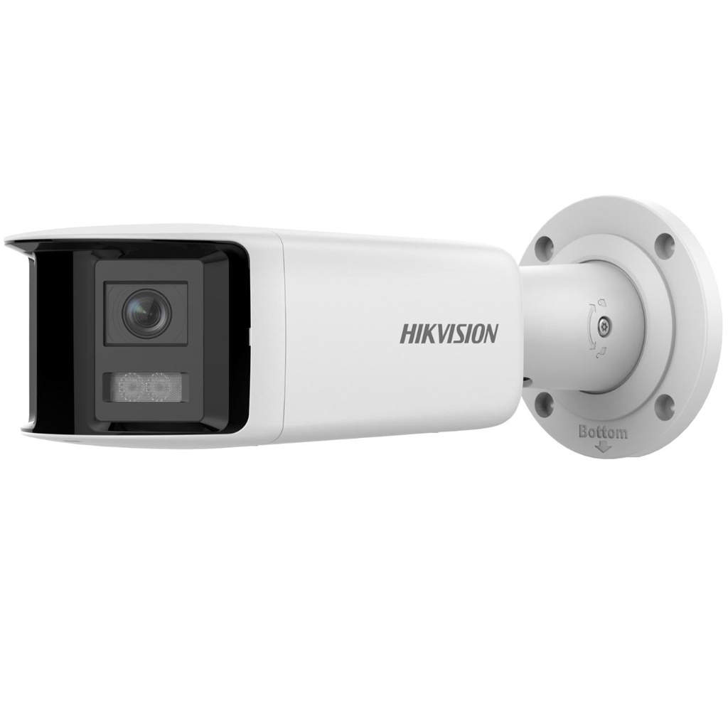 Hikvision bullet camera DS-2CD2T46G2P-ISU/SL(C) (white, 4MP, 40m IR, AcuSense, 180° panoramic)