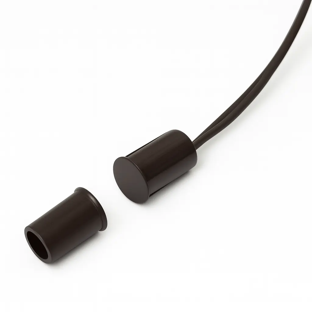 Recessed contact 15x9mm, brown