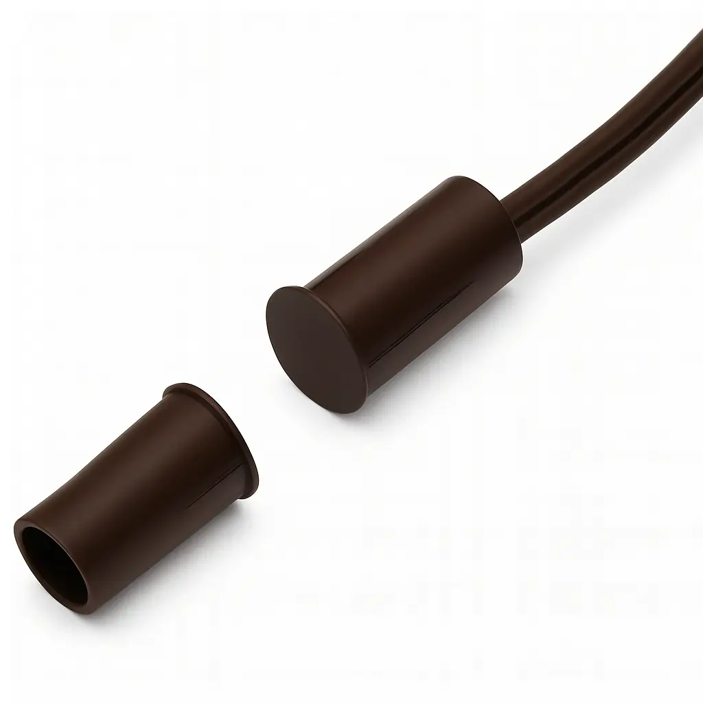 Recessed contact 19x9mm, brown