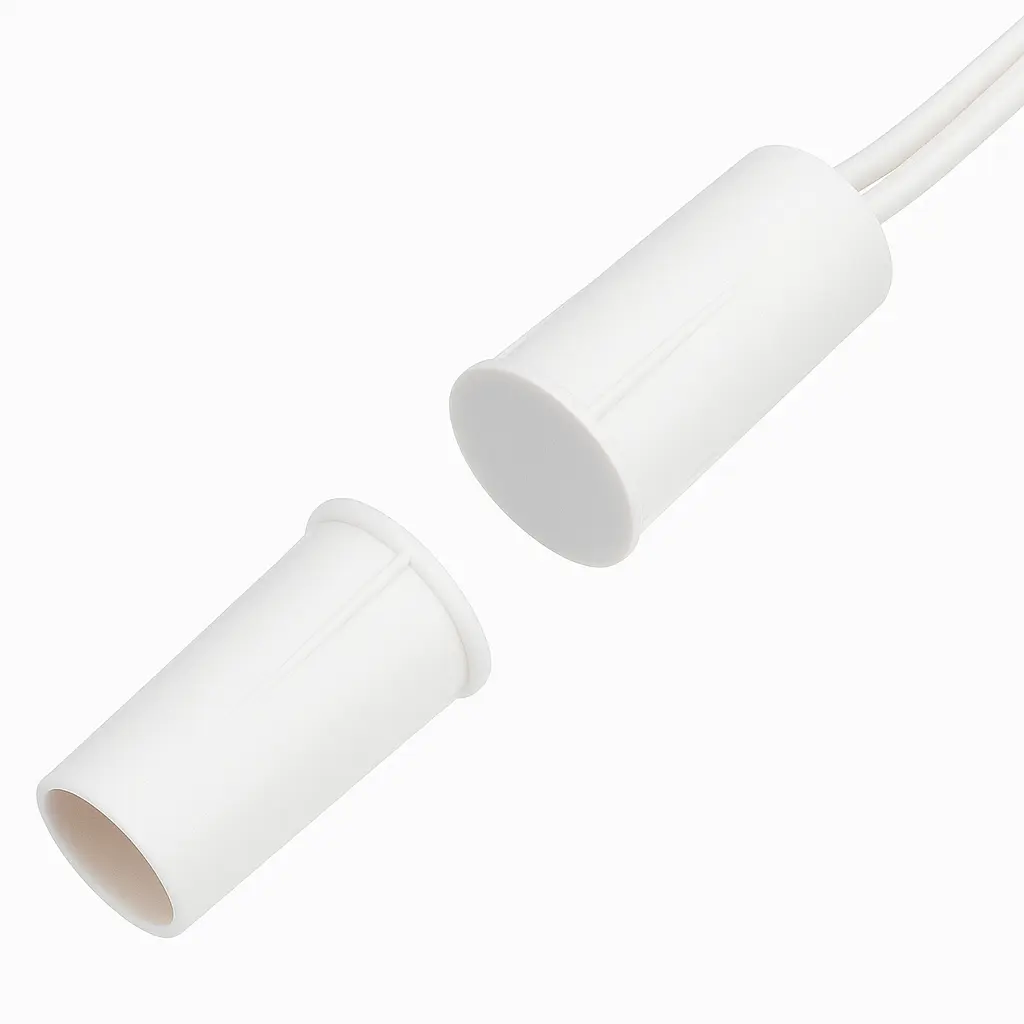 Recessed contact 19x9mm, white