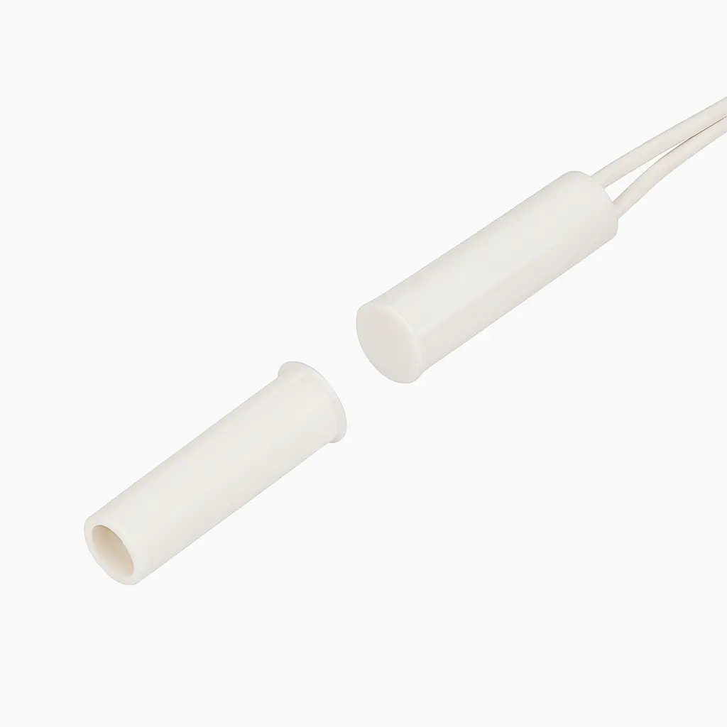 Recessed contact 32x9mm, white