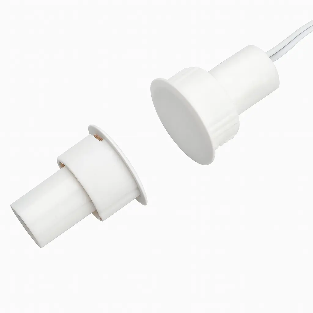 Recessed contact 30x19mm, white