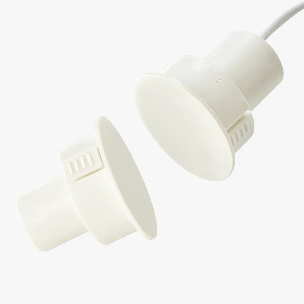 Recessed contact 30x25mm, white