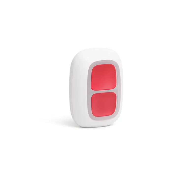 Ajax double panic button (white)