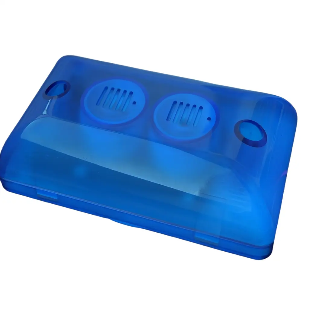 Indoor siren with flash 12V, blue