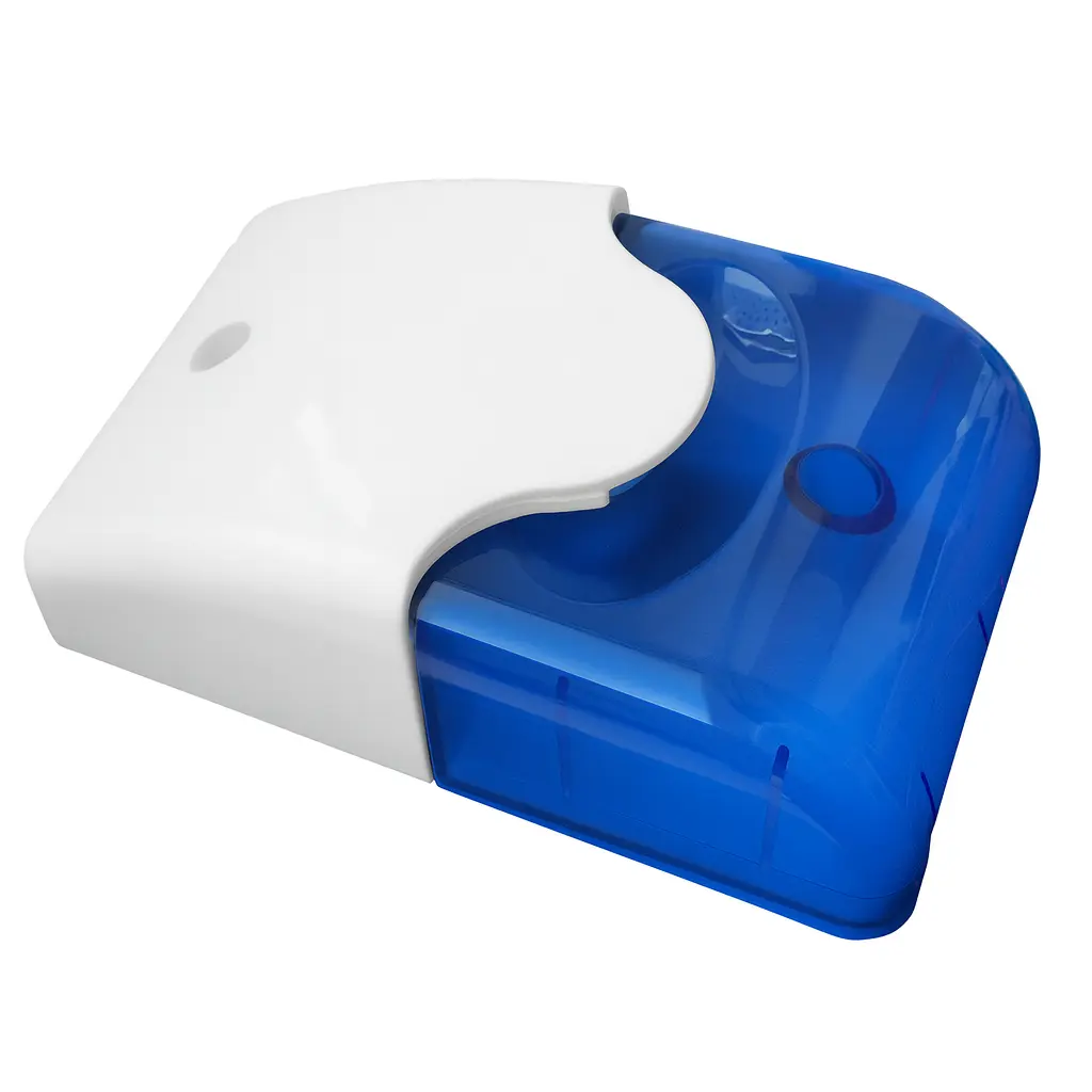 Indoor siren with flash 12V, blue