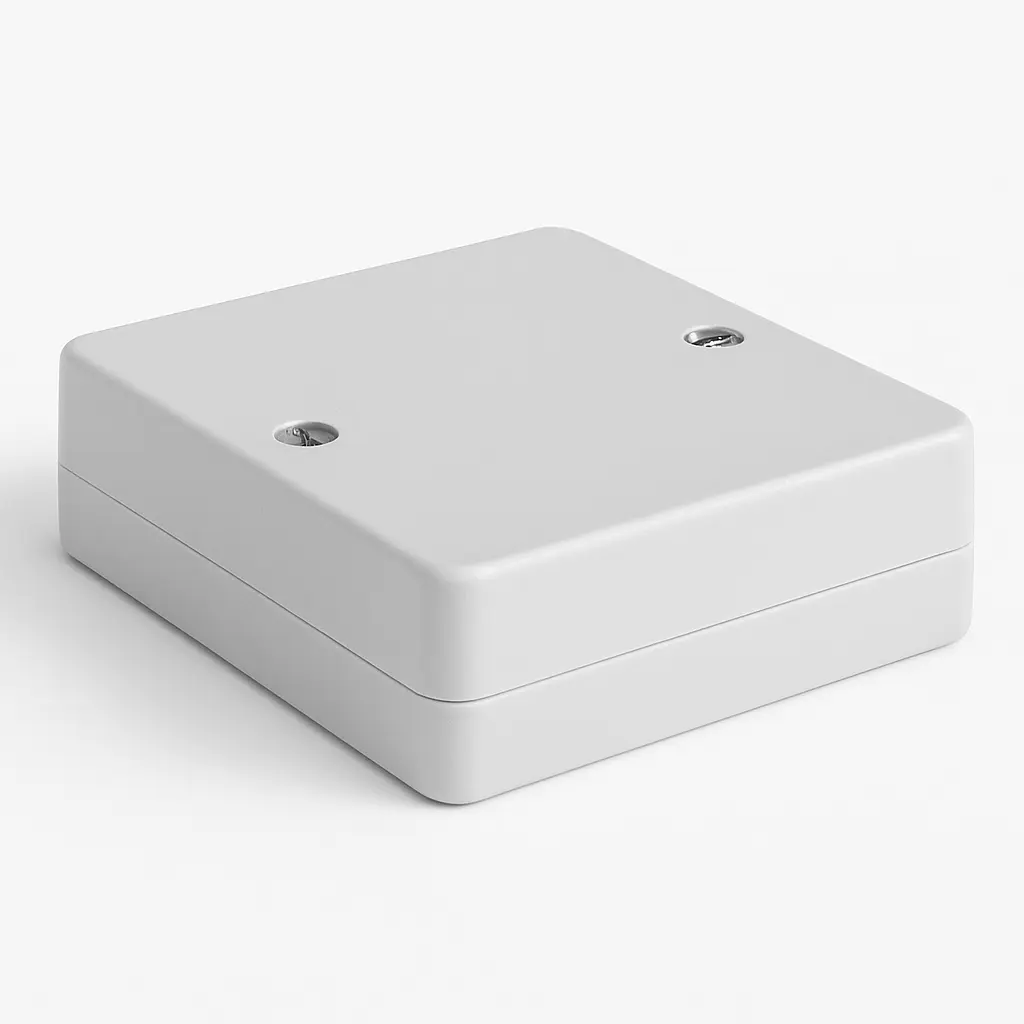 Junction box 8 contacts, white