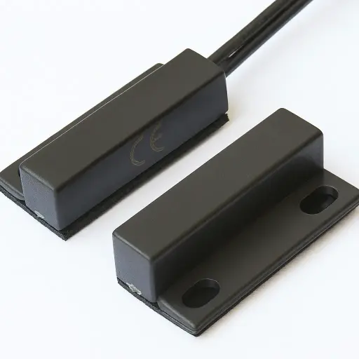 [BS-2012BR] Stick-on contact 28x13mm, brown, side