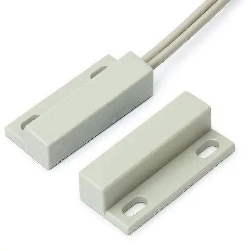 [BS-2012GR] Stick-on contact 28x13mm, grey, side