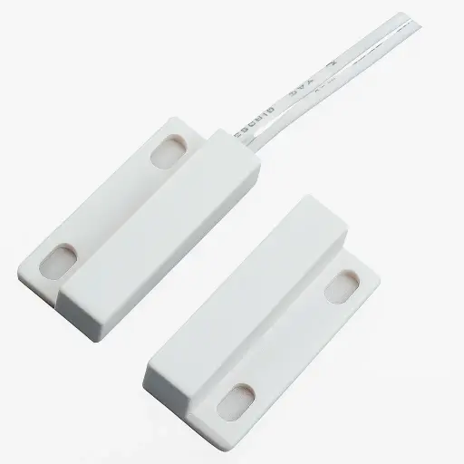 [BS-2012WH] Stick-on contact 28x13mm, white, side