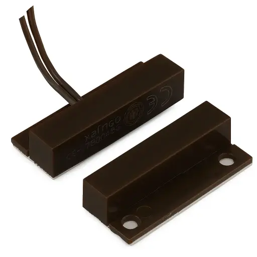 [BS-2021BR] Stick-on contact 33x13mm, brown, center