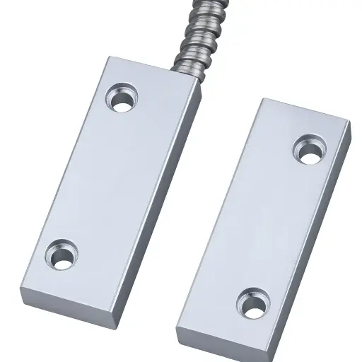 [BS-2071AR] Metal contact 50x17mm, armoured wire