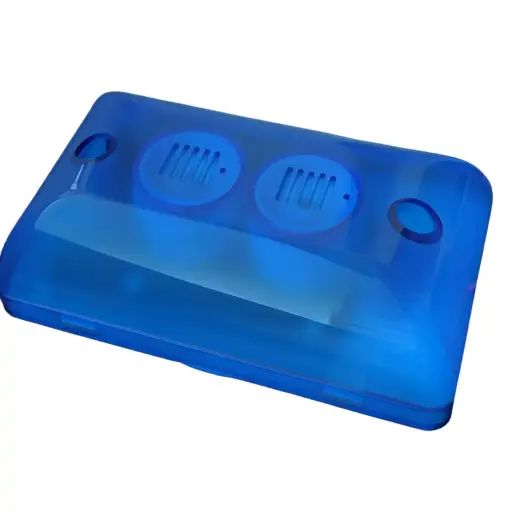 [ES-35L12B] Indoor siren with flash 12V, blue