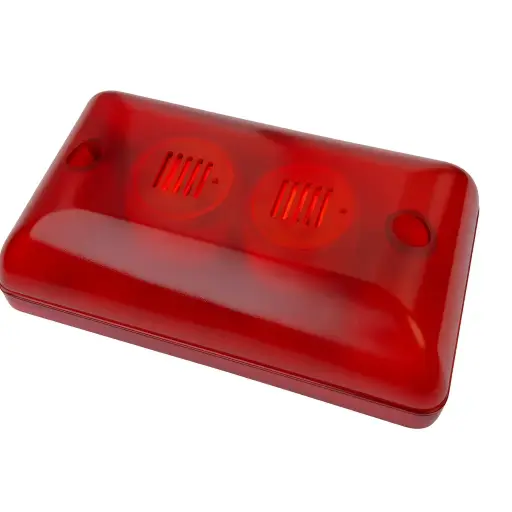[ES-35L12R] Indoor siren with flash 12V, red
