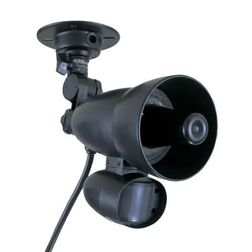 [PV-12E] 100dB Horn Speaker with Built-in 12m x 75 degree PIR